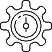 Ausrüstung Rahmen Symbol Symbol Vektor Bild. Illustration von das industriell Rad mechine Mechanismus Design Bild