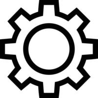 Ausrüstung Rahmen Symbol Symbol Vektor Bild. Illustration von das industriell Rad mechine Mechanismus Design Bild