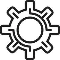 Ausrüstung Rahmen Symbol Symbol Vektor Bild. Illustration von das industriell Rad mechine Mechanismus Design Bild