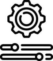 Ausrüstung Rahmen Symbol Symbol Vektor Bild. Illustration von das industriell Rad mechine Mechanismus Design Bild