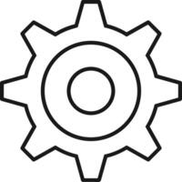 Ausrüstung Rahmen Symbol Symbol Vektor Bild. Illustration von das industriell Rad mechine Mechanismus Design Bild