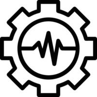 Ausrüstung Rahmen Symbol Symbol Vektor Bild. Illustration von das industriell Rad mechine Mechanismus Design Bild