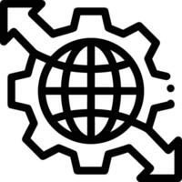 Ausrüstung Rahmen Symbol Symbol Vektor Bild. Illustration von das industriell Rad mechine Mechanismus Design Bild