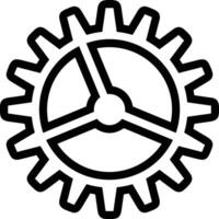 Ausrüstung Rahmen Symbol Symbol Vektor Bild. Illustration von das industriell Rad mechine Mechanismus Design Bild