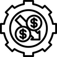 Ausrüstung Rahmen Symbol Symbol Vektor Bild. Illustration von das industriell Rad mechine Mechanismus Design Bild