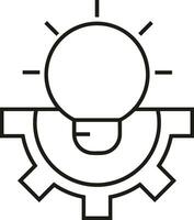 Ausrüstung Rahmen Symbol Symbol Vektor Bild. Illustration von das industriell Rad mechine Mechanismus Design Bild