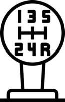 Ausrüstung Rahmen Symbol Symbol Vektor Bild. Illustration von das industriell Rad mechine Mechanismus Design Bild