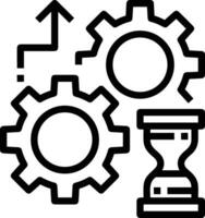 Ausrüstung Rahmen Symbol Symbol Vektor Bild. Illustration von das industriell Rad mechine Mechanismus Design Bild