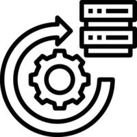 Ausrüstung Rahmen Symbol Symbol Vektor Bild. Illustration von das industriell Rad mechine Mechanismus Design Bild