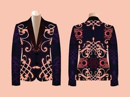 Vektor dekoratives Blazer-Design