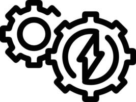 redskap miljö symbol ikon vektor bild. illustration av de industriell hjul mekanik mekanism design bild