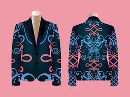 Vektor dekoratives Blazer-Design