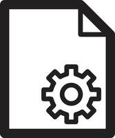 Ausrüstung Rahmen Symbol Symbol Vektor Bild. Illustration von das industriell Rad mechine Mechanismus Design Bild