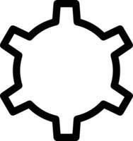 Ausrüstung Rahmen Symbol Symbol Vektor Bild. Illustration von das industriell Rad mechine Mechanismus Design Bild