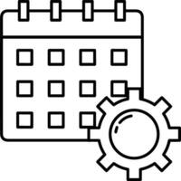 Ausrüstung Rahmen Symbol Symbol Vektor Bild. Illustration von das industriell Rad mechine Mechanismus Design Bild