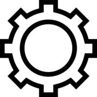 Ausrüstung Rahmen Symbol Symbol Vektor Bild. Illustration von das industriell Rad mechine Mechanismus Design Bild