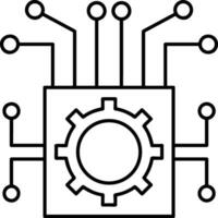 Ausrüstung Rahmen Symbol Symbol Vektor Bild. Illustration von das industriell Rad mechine Mechanismus Design Bild