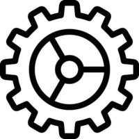 Ausrüstung Rahmen Symbol Symbol Vektor Bild. Illustration von das industriell Rad mechine Mechanismus Design Bild