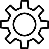 Ausrüstung Rahmen Symbol Symbol Vektor Bild. Illustration von das industriell Rad mechine Mechanismus Design Bild