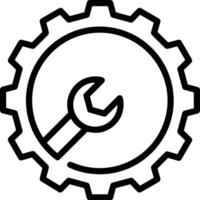 Ausrüstung Rahmen Symbol Symbol Vektor Bild. Illustration von das industriell Rad mechine Mechanismus Design Bild