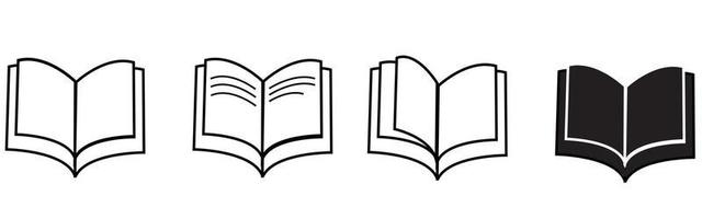 Bücher-Symbole. Vektor