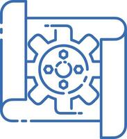 Ausrüstung Rahmen Symbol Symbol Vektor Bild. Illustration von das industriell Rad mechine Mechanismus Design Bild