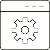 Ausrüstung Rahmen Symbol Symbol Vektor Bild. Illustration von das industriell Rad mechine Mechanismus Design Bild