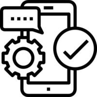 Ausrüstung Rahmen Symbol Symbol Vektor Bild. Illustration von das industriell Rad mechine Mechanismus Design Bild