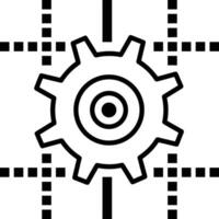 Ausrüstung Rahmen Symbol Symbol Vektor Bild. Illustration von das industriell Rad mechine Mechanismus Design Bild