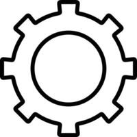 Ausrüstung Rahmen Symbol Symbol Vektor Bild. Illustration von das industriell Rad mechine Mechanismus Design Bild