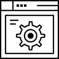 Ausrüstung Rahmen Symbol Symbol Vektor Bild. Illustration von das industriell Rad mechine Mechanismus Design Bild