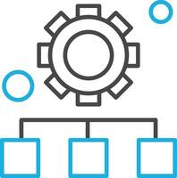 Ausrüstung Rahmen Symbol Symbol Vektor Bild. Illustration von das industriell Rad mechine Mechanismus Design Bild