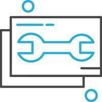 Ausrüstung Rahmen Symbol Symbol Vektor Bild. Illustration von das industriell Rad mechine Mechanismus Design Bild