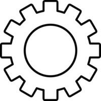 Ausrüstung Rahmen Symbol Symbol Vektor Bild. Illustration von das industriell Rad mechine Mechanismus Design Bild