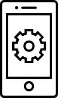 Ausrüstung Rahmen Symbol Symbol Vektor Bild. Illustration von das industriell Rad mechine Mechanismus Design Bild