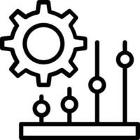 Ausrüstung Rahmen Symbol Symbol Vektor Bild. Illustration von das industriell Rad mechine Mechanismus Design Bild