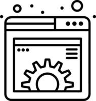 Ausrüstung Rahmen Symbol Symbol Vektor Bild. Illustration von das industriell Rad mechine Mechanismus Design Bild