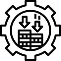 Ausrüstung Rahmen Symbol Symbol Vektor Bild. Illustration von das industriell Rad mechine Mechanismus Design Bild