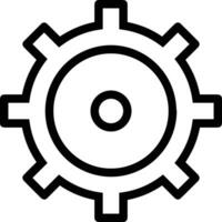 Ausrüstung Rahmen Symbol Symbol Vektor Bild. Illustration von das industriell Rad mechine Mechanismus Design Bild