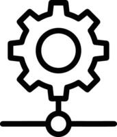 Ausrüstung Rahmen Symbol Symbol Vektor Bild. Illustration von das industriell Rad mechine Mechanismus Design Bild