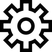 Ausrüstung Rahmen Symbol Symbol Vektor Bild. Illustration von das industriell Rad mechine Mechanismus Design Bild