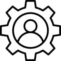 Ausrüstung Rahmen Symbol Symbol Vektor Bild. Illustration von das industriell Rad mechine Mechanismus Design Bild