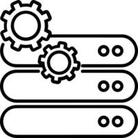 Ausrüstung Rahmen Symbol Symbol Vektor Bild. Illustration von das industriell Rad mechine Mechanismus Design Bild