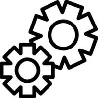 Ausrüstung Rahmen Symbol Symbol Vektor Bild. Illustration von das industriell Rad mechine Mechanismus Design Bild