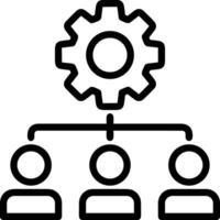 Ausrüstung Rahmen Symbol Symbol Vektor Bild. Illustration von das industriell Rad mechine Mechanismus Design Bild