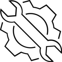 Ausrüstung Rahmen Symbol Symbol Vektor Bild. Illustration von das industriell Rad mechine Mechanismus Design Bild