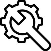 Ausrüstung Rahmen Symbol Symbol Vektor Bild. Illustration von das industriell Rad mechine Mechanismus Design Bild