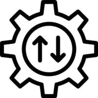 Ausrüstung Rahmen Symbol Symbol Vektor Bild. Illustration von das industriell Rad mechine Mechanismus Design Bild