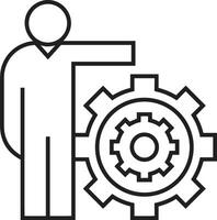 Ausrüstung Rahmen Symbol Symbol Vektor Bild. Illustration von das industriell Rad mechine Mechanismus Design Bild