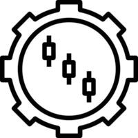 Ausrüstung Rahmen Symbol Symbol Vektor Bild. Illustration von das industriell Rad mechine Mechanismus Design Bild